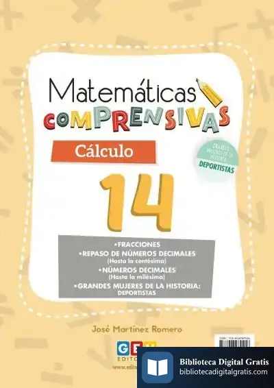 Descargar Matematicas Comprensivas Numeros Y Calculo 14 de José Martínez Romero