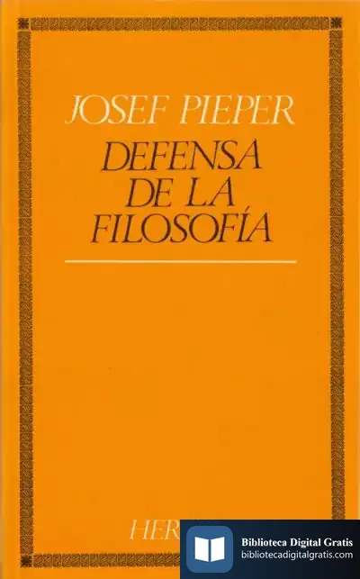 Descargar Defensa De La Filosofía