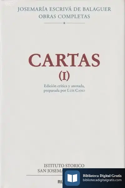 Descargar Cartas I de Josemaría Escrivá de Balaguer