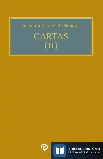 Descargar Cartas Ii (Bolsillo, Rústica) de Josemaría Escrivá de Balaguer