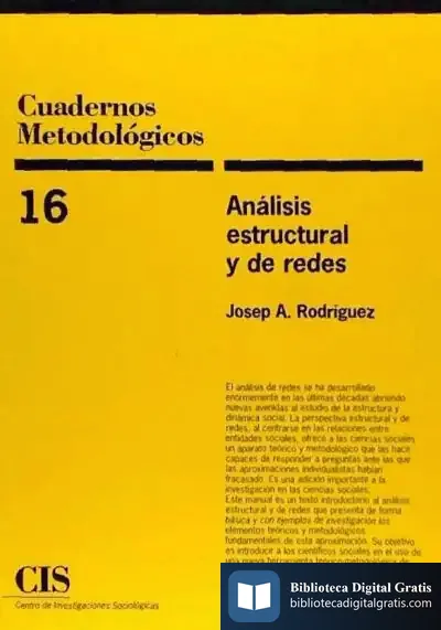 Descargar Análisis Estructural Y De Redes