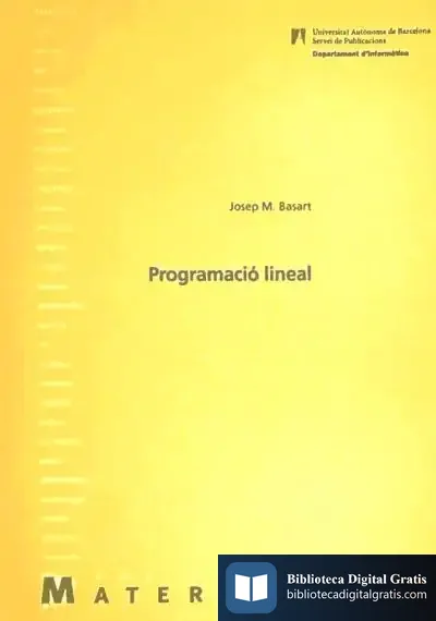 Descargar Programació Lineal de Nicoletta Costa