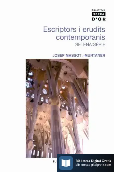 Descargar Escriptors I Erudits Contemporanis. Setena Sèrie