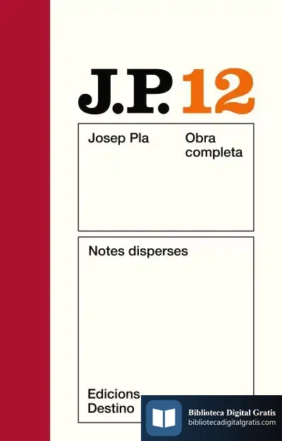 Descargar O.C.J.Pla 12 Notes Disperses