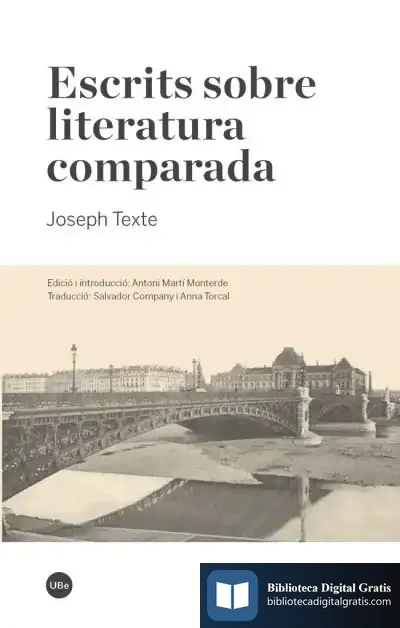 Descargar Escrits Sobre Literatura Comparada
