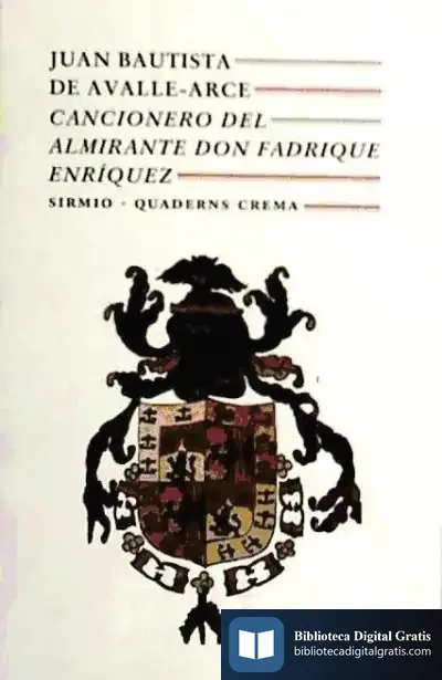 Descargar Cancionero Del Almirante Don Fadrique Enriquez