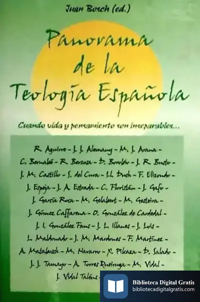 Descargar Panorama De La Teología Española