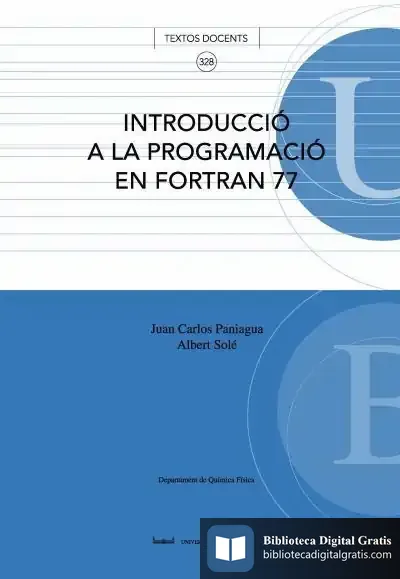 Descargar Introducció A La Programació En Fortran 77