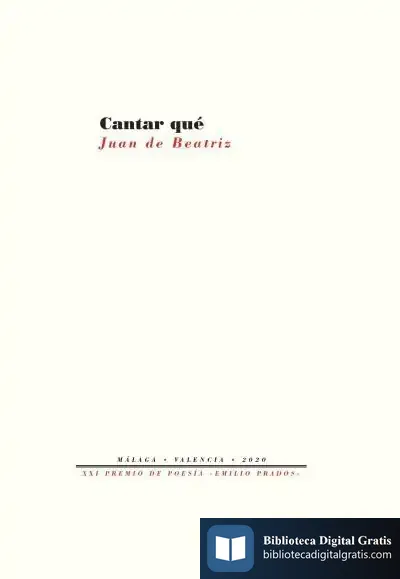 Descargar Cantar Qué de Juan de Beatriz