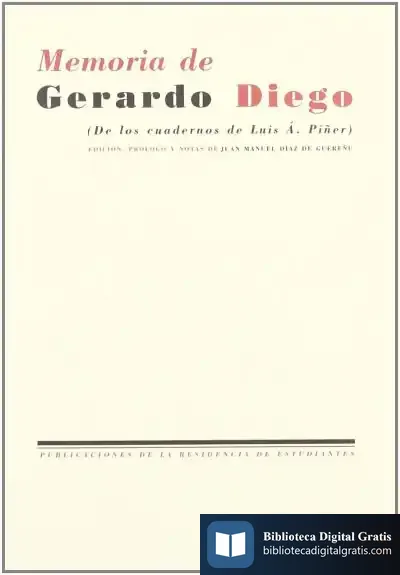 Descargar Luis Á. Piñer.Memoria De Gerardo Diego