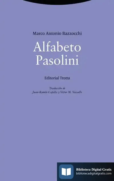 Descargar Alfabeto Pasolini