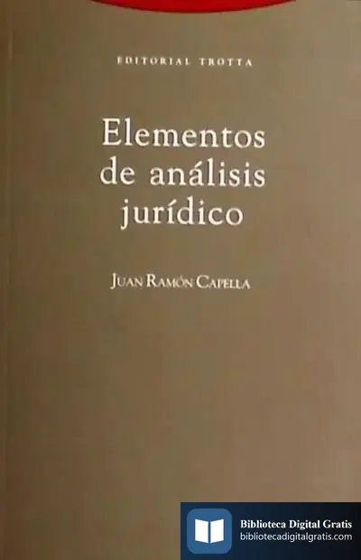 Descargar Elementos De Análisis Jurídico de Abel Chapman