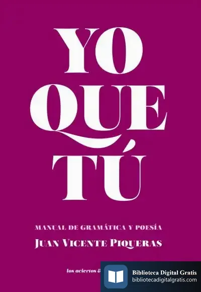 Descargar Yo Que Tú de Juan Vicente Piqueras