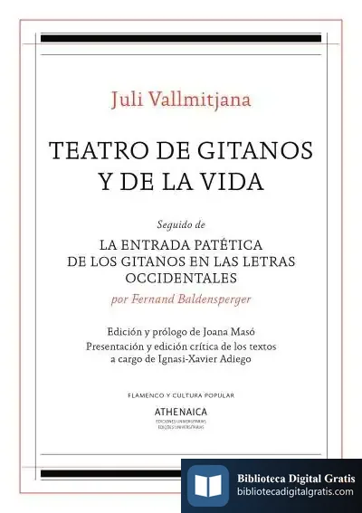 Descargar Teatro De Gitanos Y De La Vida