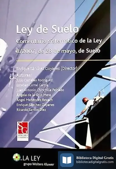 Descargar Ley Del Suelo, Comentario Sistemático Ley 8/2007