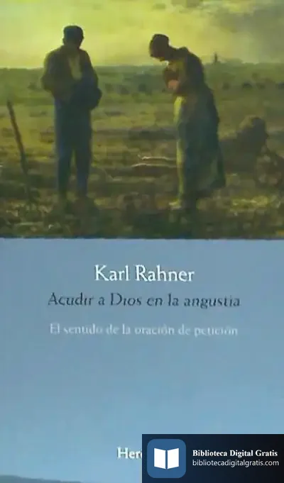 Descargar Acudir A Dios En La Angustia de Karl Rahner