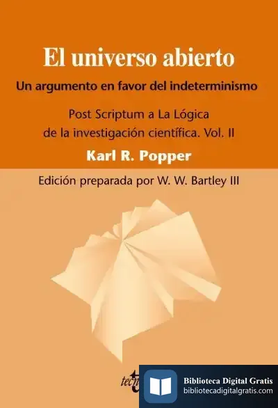Descargar El Universo Abierto de Karl Raimund Popper