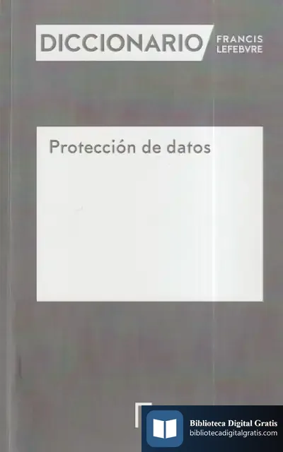 Descargar Diccionario Protección De Datos de Lefebvre-el Derecho