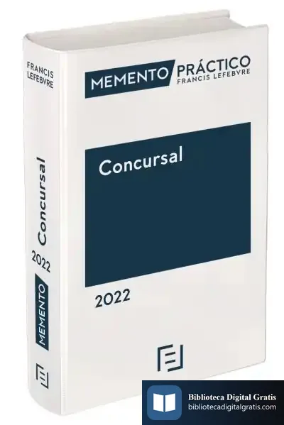 Descargar Memento Concursal 2022 de Lefebvre-el Derecho