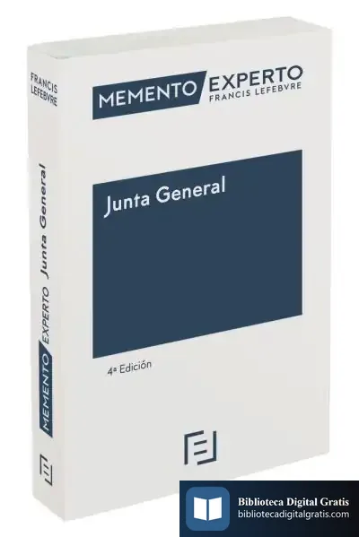 Descargar Memento Experto Junta General 4ª Edición de Lefebvre-el Derecho