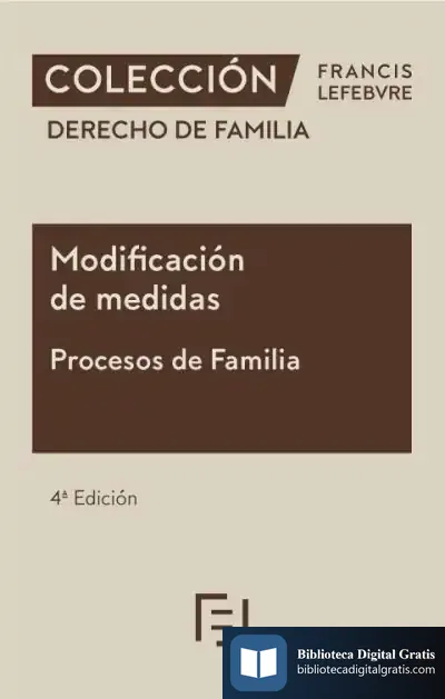 Descargar Modificación De Medidas. Procesos De Familia de Lefebvre