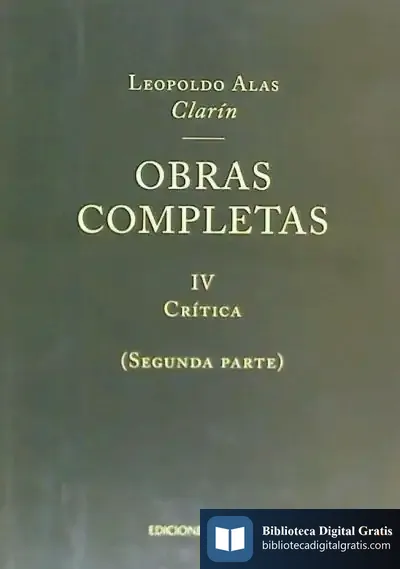 Descargar Obras Completas De Clarín Iv. Crítica (2º Vol.) de Marianne Moore