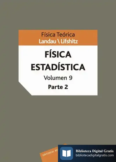 Descargar Volumen 9. Física Estadística. Parte 2 de Levy D. Landau