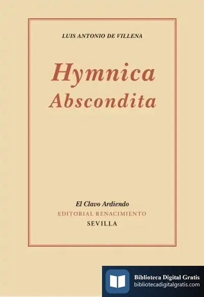 Descargar Hymnica Abscondita de Luis Antonio de Villena