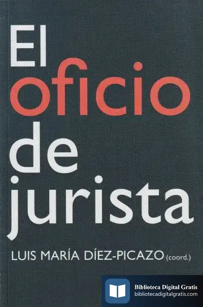 Descargar El Oficio De Jurista de Esther Vilar