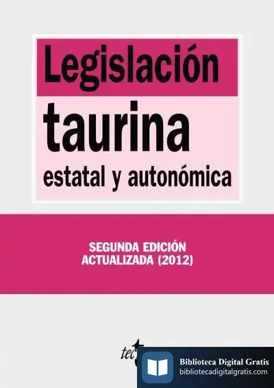 Descargar Legislación Taurina