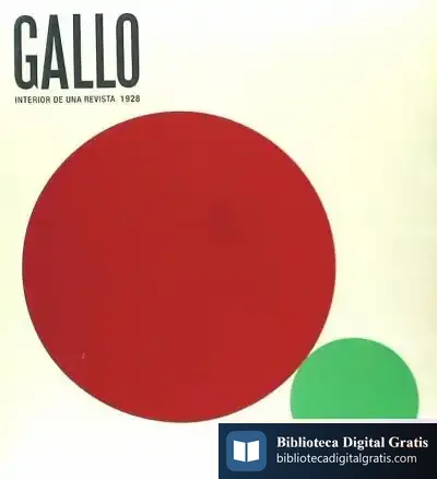 Descargar Gallo, Interior De Una Revista, 1928