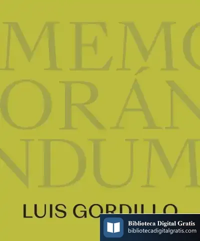 Descargar Memorandum de Luis Rodríguez Gordillo