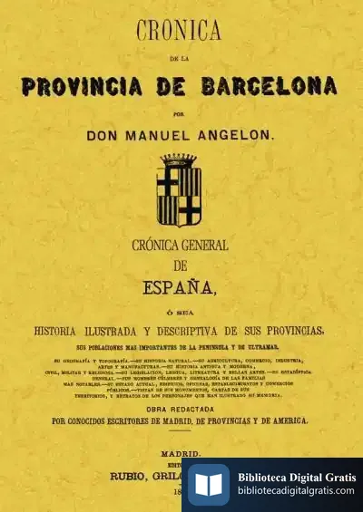 Descargar Crónica De La Provincia De Barcelona