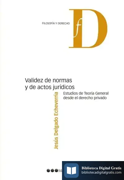 Descargar Validez De Normas Y De Actos Jurídicos de Manuel Atienza Rodríguez