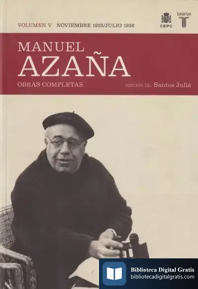 Descargar O.C. Manuel Azaña Tomo 5 de Manuel Azaña