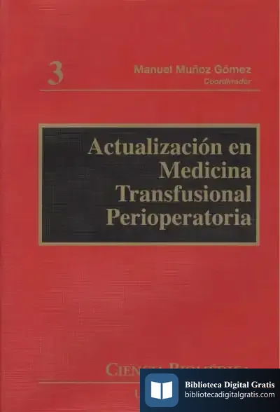 Descargar Actualización En Medicina Transfusional Perioperatoria