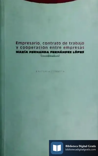 Descargar Empresario, Contrato De Trabajo Y Cooperación Entre Empresas