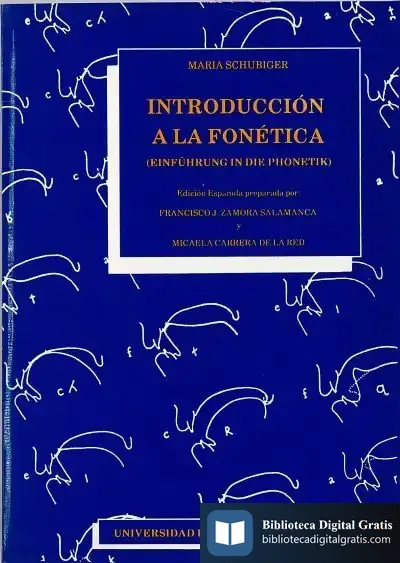Descargar Introduccion A La Fonetica De Maria Schubiger