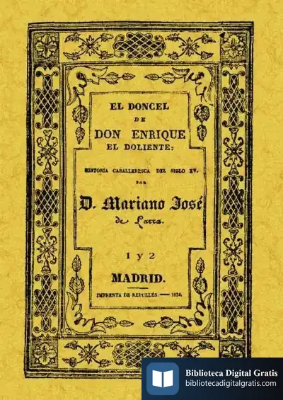 Descargar El Doncel De Don Enrique El Doliente (Obra Completa)