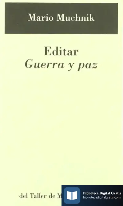 Descargar Editar Guerra Y Paz