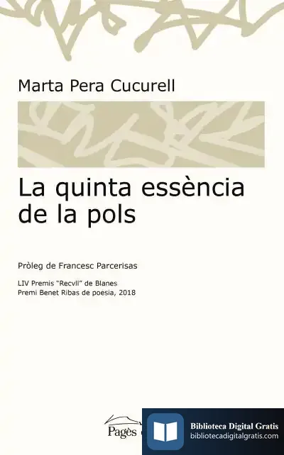 Descargar La Quinta Essència De La Pols de Marta Pera Cucurell
