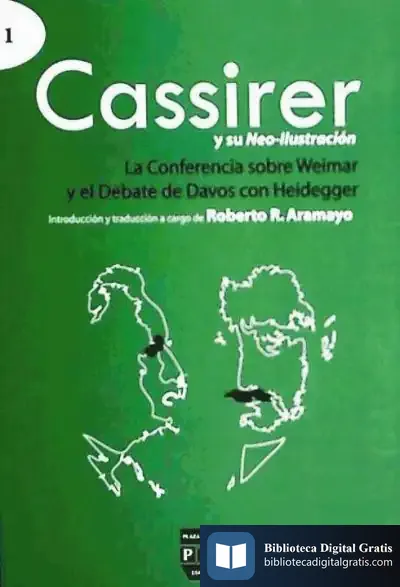Descargar Cassirer Y Su Neo-Ilustración de Isidro A. Donoso González