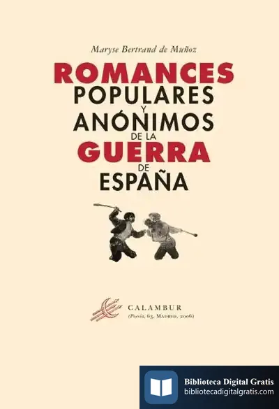 Descargar Romances Populares Y Anónimos De La Guerra De España de Victor Ieronim Stoichita