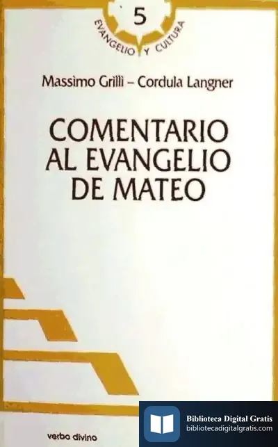 Descargar Comentario Al Evangelio De Mateo