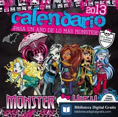 Descargar Monster High. Calendario 2013 de Mattel