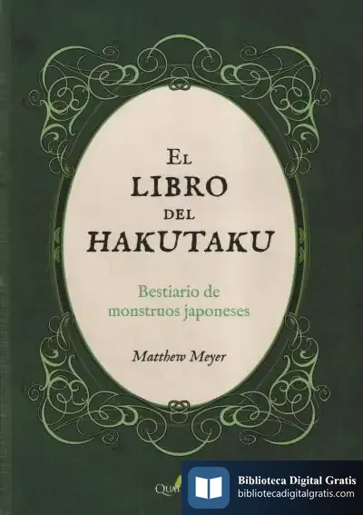 Descargar El Libro Del Hakutaku. Bestiario De Monstruos Japoneses de Matthew Meyer