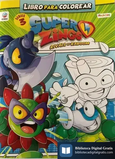 Descargar Libro Para Colorear Superzings Series 3 - España