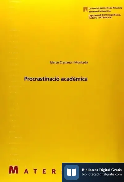 Descargar Procrastinació Acadèmica