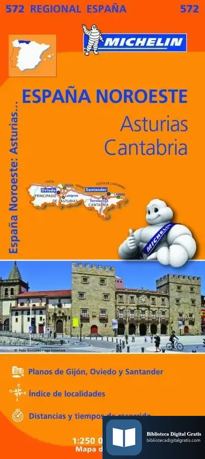 Descargar Mapa Regional España Noroeste: Asturias, Cantabria de Víctor Latorre Zacarés