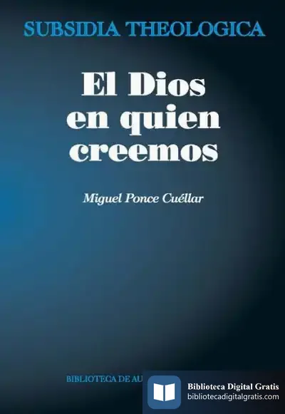 Descargar Dios En Quien Creemos, El de Miguel Ponce Cuéllas